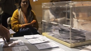 Un instant de la jornada, a la Jonquera