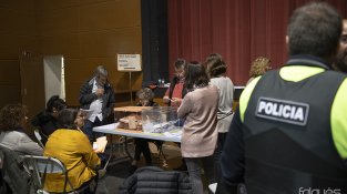 Un instant de la jornada, a la Jonquera