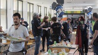 El rodatge va ser dilluns