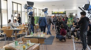 El rodatge va ser dilluns