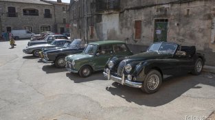 Els cotxes van fer una ruta per la contrada