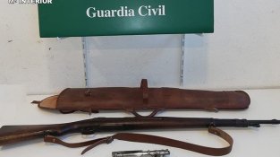L'arma comissada per la Guàrdia Civil