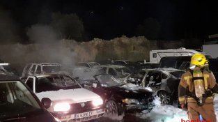 Ha cremat el pati de desballestament