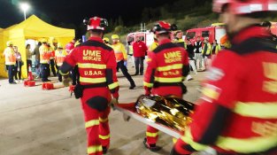 L'exercici va aplegar efectius de seguretat de banda i banda de la frontera