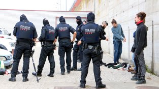 Els Mossos han escorcollat alguns manifestants