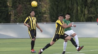 Un instant del partit del Quarta Catalana