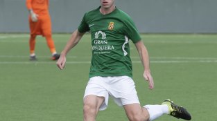 Un instant del partit del Quarta Catalana