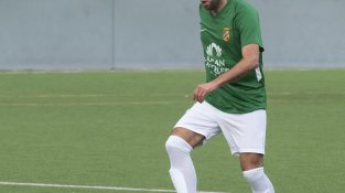 Un instant del partit del Quarta Catalana