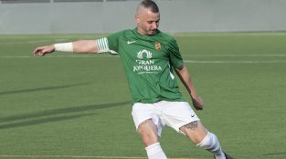 Un instant del partit del Quarta Catalana