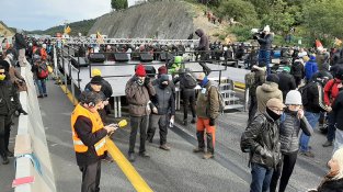 La Jonquera va esta més de 30 hores bloquejada