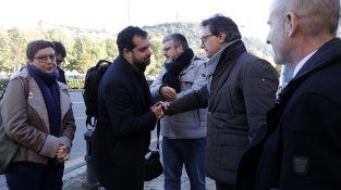 Entre els concentrats hi havia veïns i diversos càrrecs electes d'ERC