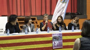 Júlia Pujol, Marisé Ibáñez i Sònia Bassas van ser les protagonistes de l'acte