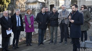 L'homenatge va passar pel Pertús, la Jonquera i Agullana