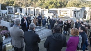 L'homenatge va passar pel Pertús, la Jonquera i Agullana
