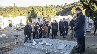 L'homenatge va passar pel Pertús, la Jonquera i Agullana