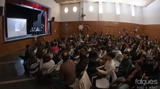 L'acte es va fer a la sala de la Societat