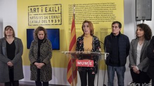 L'acte va començar a Coll de Lli i va acabar al MUME