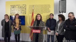 L'acte va començar a Coll de Lli i va acabar al MUME