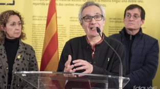 L'acte va començar a Coll de Lli i va acabar al MUME