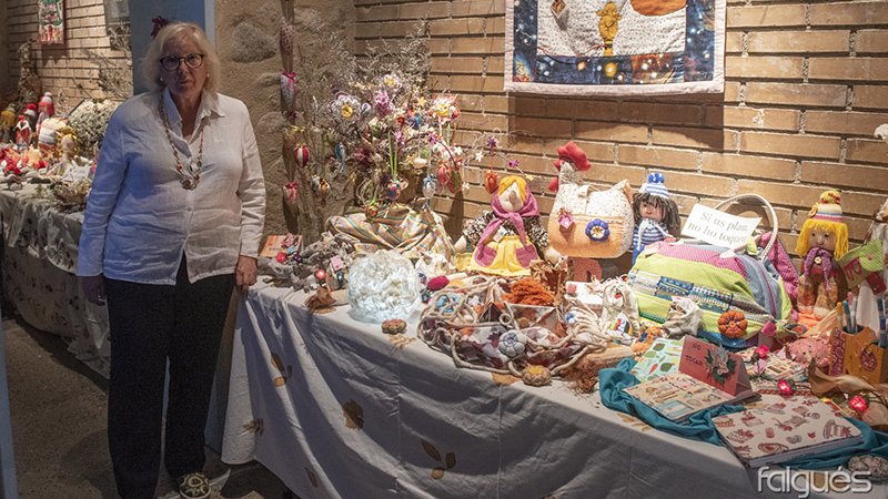 Durant la festa es poden visitar diverses exposicions als Porxos de Can Laporta