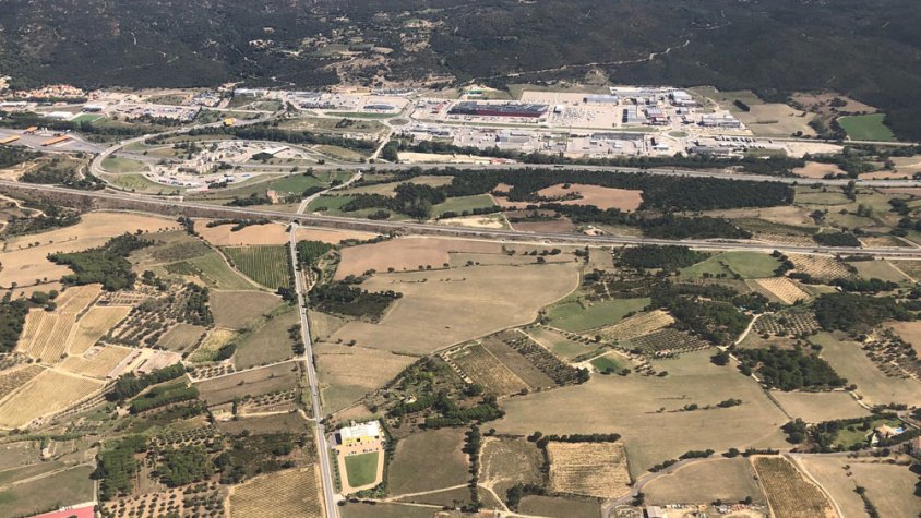 Imatge capturada el 26 de setembre passat a la zona sud de la Jonquera