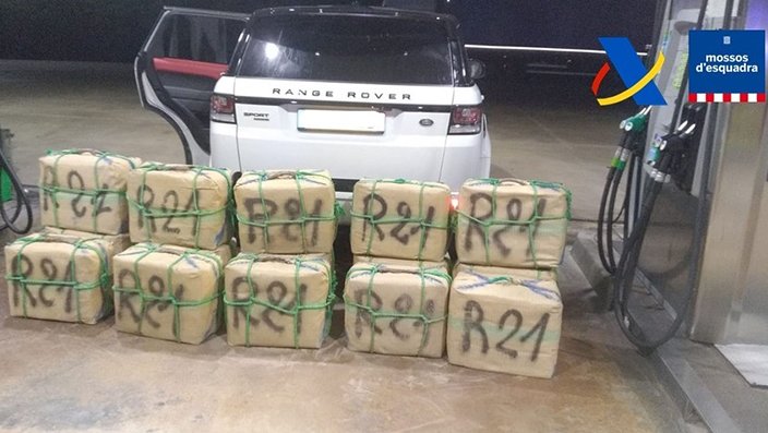 La droga i el vehicle d'alta gamma amb què la transportaven