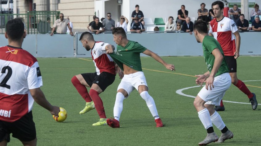 El partit va ser molt igualat