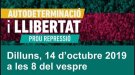 Convoquen una concentració per donar resposta a la sentència del Procés, a les 20 h, a la plaça de l'Ajuntament
