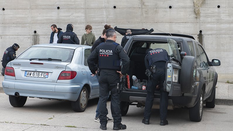 Els Mossos han fet diversos escorcolls