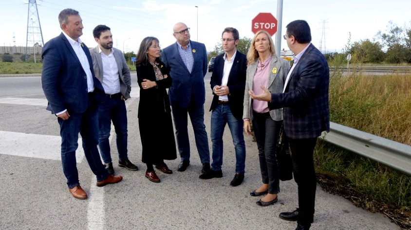 Els líders de JxCAT fent campanya a l'Alt Empordà