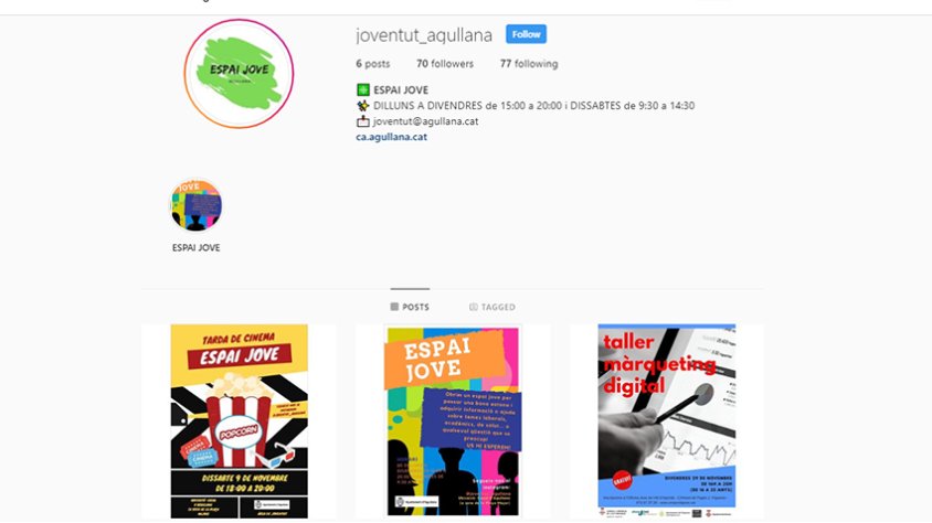 S'ha obert un compte informatiu a l'Instagram