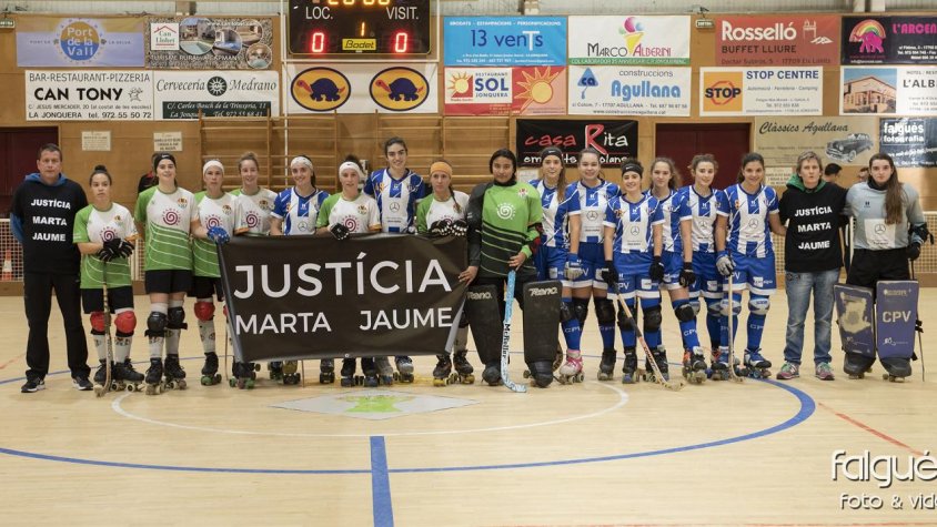 El sènior femení n'ha fet ressò arreu de Catalunya, ja que el seu partit s'ha retransmès en directe