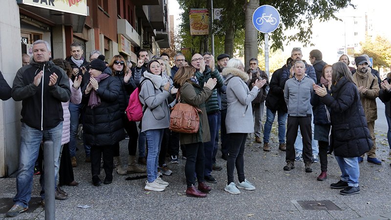 Entre els concentrats hi havia veïns i diversos càrrecs electes d'ERC