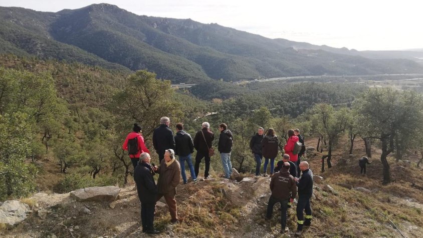 Ahir es va fer una visita sobre el terreny