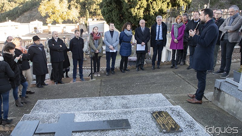 L'homenatge va passar pel Pertús, la Jonquera i Agullana