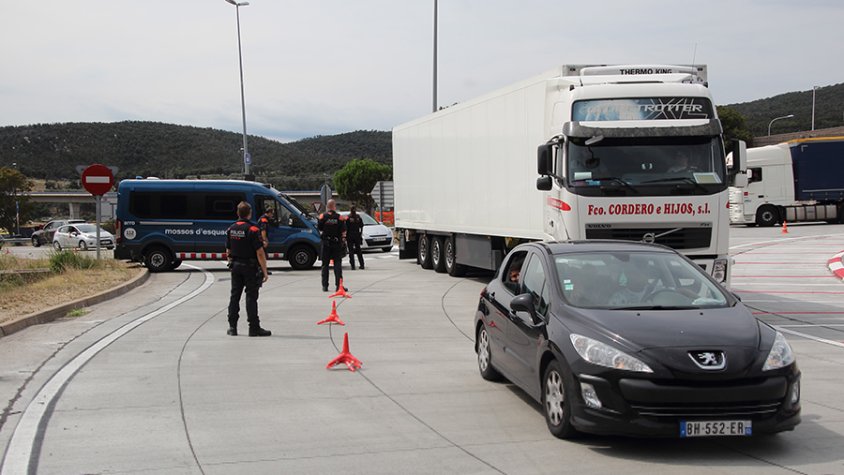 El van interceptar durant un control rutinari (imatge d'arxiu)