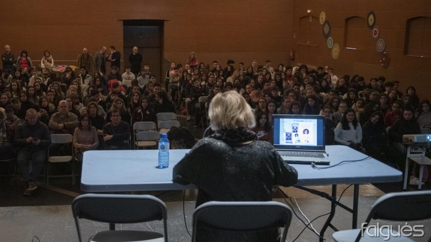 L'acte es va fer a la sala de la Societat