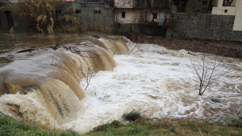 El Llobregat, per exemple, va multiplicar el cabal al seu pas per la Jonquera