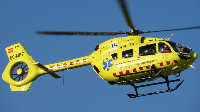 El SEM hi va enviar l'helicòpter medicalitzat