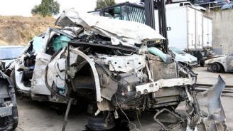 El vehicle va quedar completament aixafat