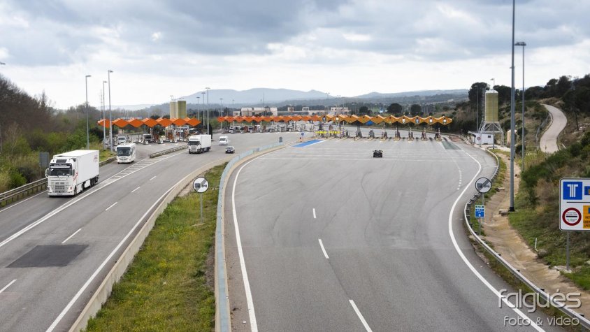 El trànsit s'ha reuit moltíssim respecte de l'habitual
