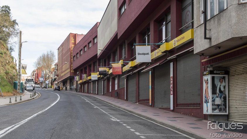 Els carrers, avui, pràcticament buits