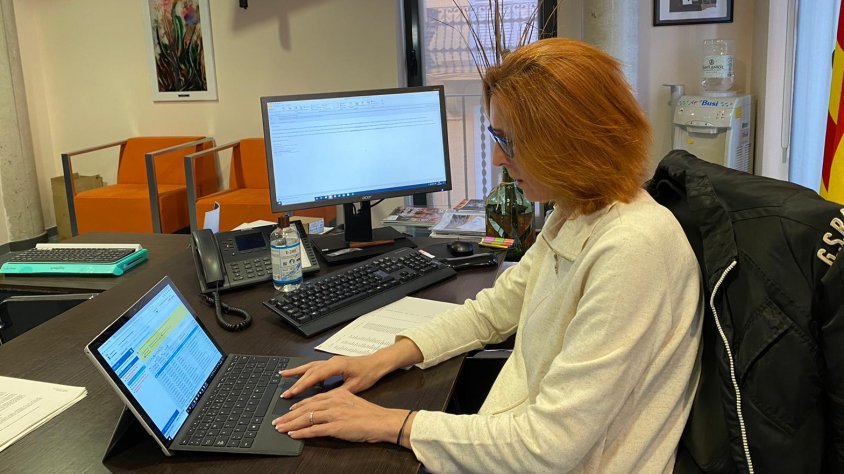 Sònia Martínez, en una imatge d'avui