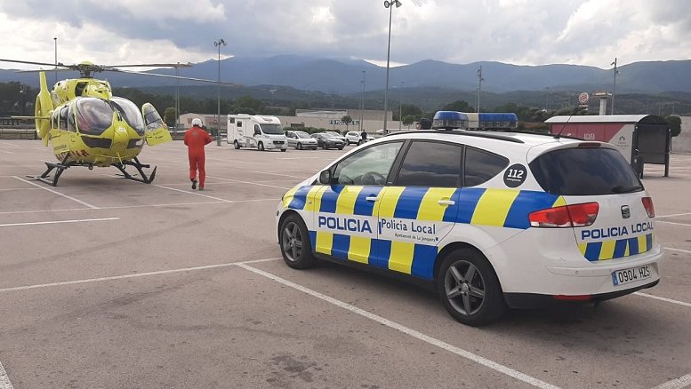Finalment l'helicòpter no se'l va haver d'endur