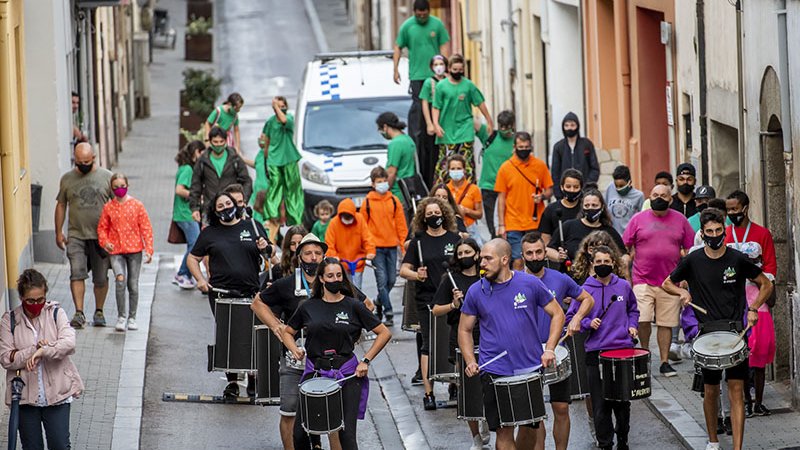 La cercavila va recórrer tot el poble