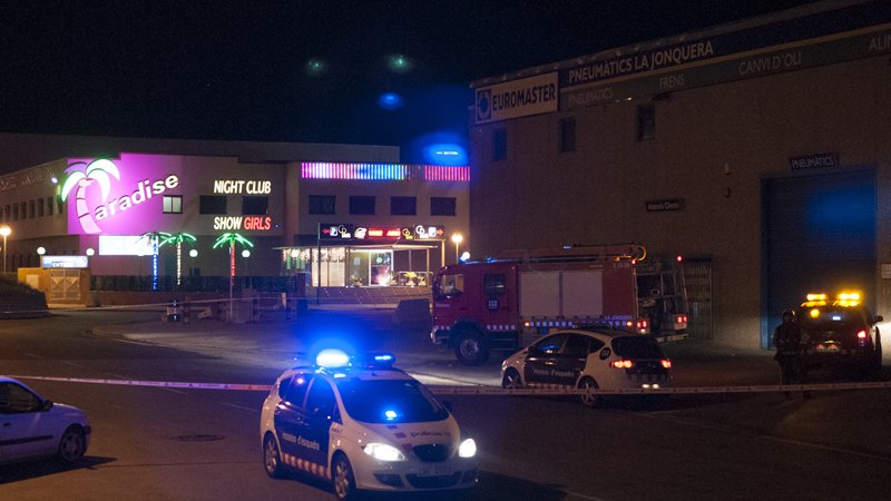 Alerta de bomba al Paradise, el desembre del 2012