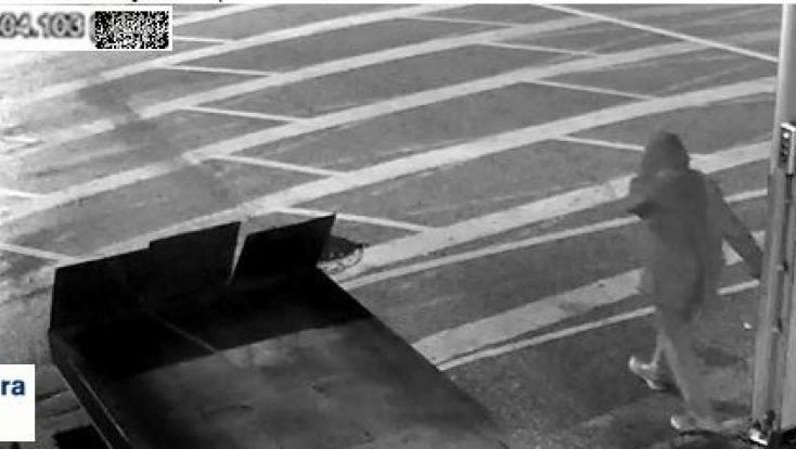 Frame de les imatges captades per la càmera de seguretat del mateix bar