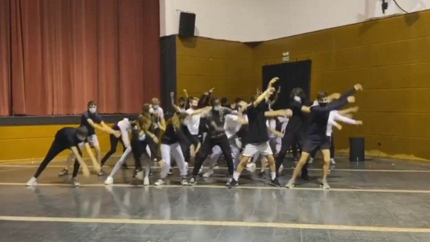 Un moment de la coreografia