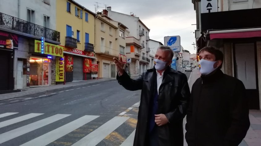 Els dos candidats, al Portús