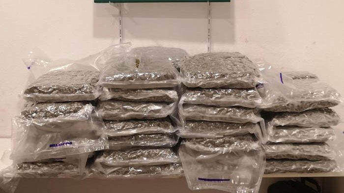 La droga intervinguda al xofer